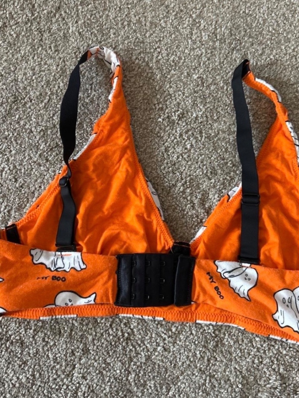 MeUndies Halloween ghost bra size medium - Picture 2 of 3